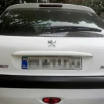 ورد پلیت ژله ای شیشه عقب خودرو پژو 206 و 207- peugeot