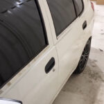 زه استیل آبگیر شیشه خودرو مدل AR مناسب برای ساینا مجموعه 4 عددی