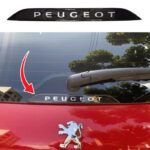 ورد پلیت ژله ای شیشه عقب خودرو پژو 206 و 207- peugeot