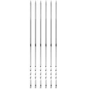 سیخ جوجه کباب گالوانیزه بسته 6 عددی(کمپینگ)