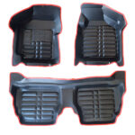 کفپوش پنج بعدی AM کوییک مشکی نوار قرمز