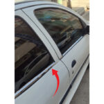 زه استیل آبگیر شیشه AR مناسب پژو 206 ، 207 ، رانا