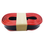 لیپ زیر سپر سامورایی ساده - مشکی نوار قرمز