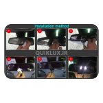 برچسب آنتی رفلکس آینه وسط