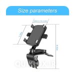 هولدر موبایل گیره ای روی داشبورد 360 درجه