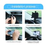 هولدر موبایل گیره ای روی داشبورد 360 درجه