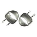 اهرم دستگیره درب کوییک بسته 2 عددی چپ و راست رنگ طوسی