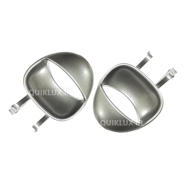 اهرم دستگیره درب کوییک بسته 2 عددی چپ و راست رنگ طوسی