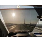 پرده افتابگیر شیشه جلو دودی کشویی