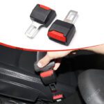 صدا گیر کمربند ایمنی خودرو TypeR مدل قفلشو (بسته 2 عددی) رنگ مشکی