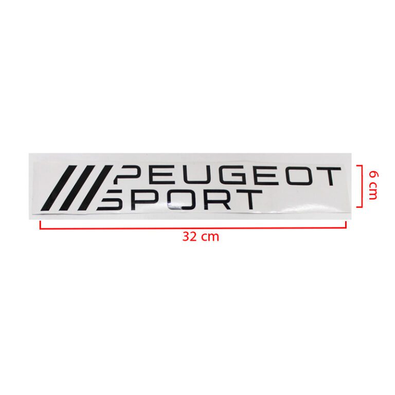 استیکر خورو pvc ضد آب - PEUGEO - SPORT