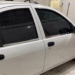 زه استیل آبگیر شیشه خودرو مدل AR مناسب برای ساینا مجموعه 4 عددی