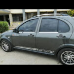 زه استیل آبگیر شیشه خودرو مدل AR مناسب برای کوییک مجموعه 4 عددی