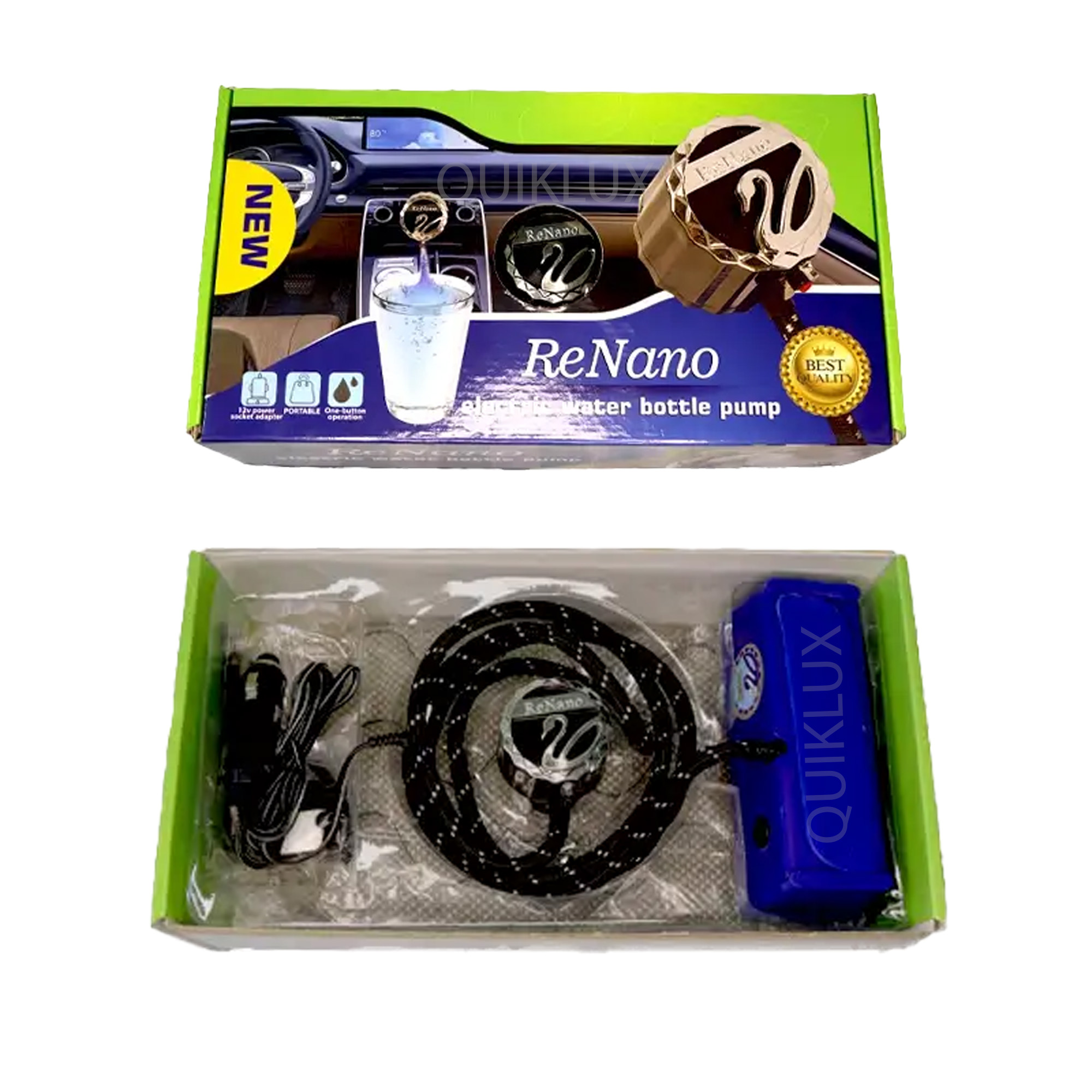 اسان-نوش این محصول دارای یک ونیم متر شیلنگ و یک و نیم متر کابل برق میباشد, برق این محصول از فندکی تهیه میشود. دارای کاور مخصوص که دمای نوشیدنی را تا ۳ ساعت حفظ میکند., قابل نصب بر روی کلیه خودرو های سبک و سنگین که فندکی داشته باشندآسان نوش داخل خودرو یک نوشیدنی خنککننده است که معمولاً در خودروها برای نوشیدن در طول سفرهای طولانی یا در شرایط گرما مورد استفاده قرار میگیرد.