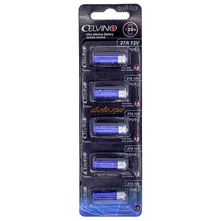 باتری قلمی CELVINO-27A-12V بسته 5 عدد