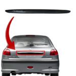 دستگيره صندوق عقب پژو 206 و 207 - رنگ مشکي ساده بدون آرم