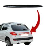 دستگيره صندوق عقب پژو 206 و 207 - رنگ مشکي ساده بدون آرم