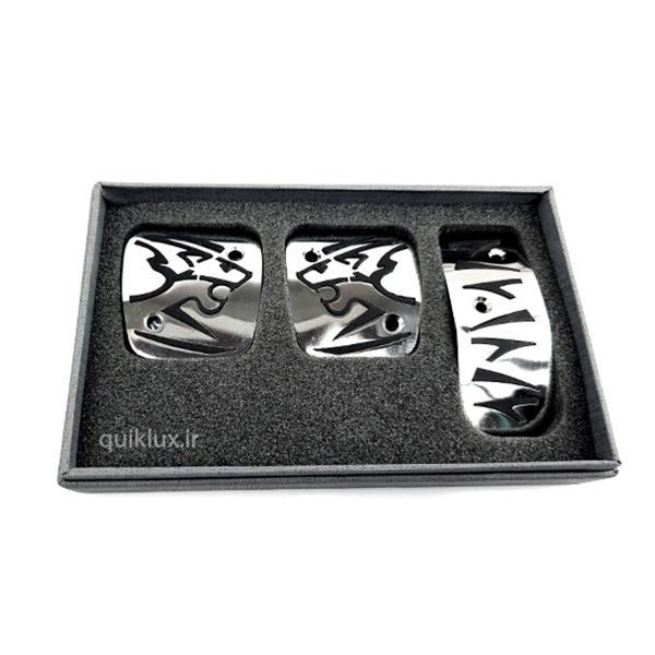 روکش پدال تمام استیل طرح اسپرت شیر