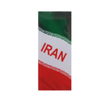 برچسب پرچم پلاک - ایران IR (بسته 2 عددی)