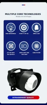 لنز پرژکتور بای لد DIKAM