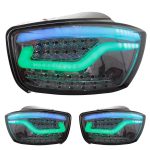 چراغ عقب اسپرت تیبا2 کادنزا دودی RGB(ریموت دار)