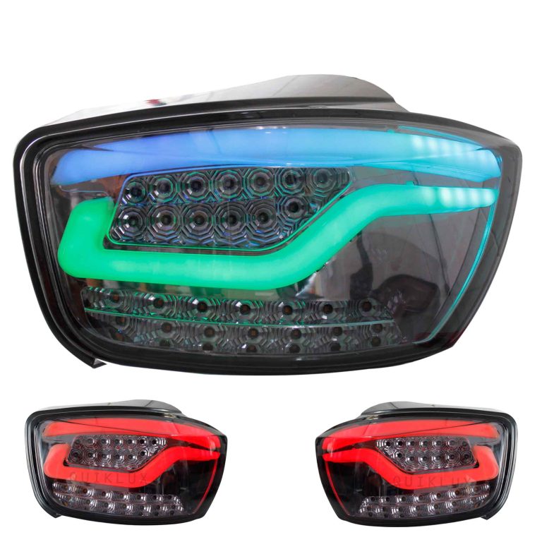 چراغ عقب اسپرت تیبا2 کادنزا دودی RGB(ریموت دار)