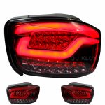 چراغ اسپرت عقب تیبا2 طرح کادنزا قرمز دودی