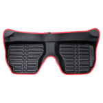 کفپوش پنج بعدی EMTC کوییک - مشکی نوار قرمز