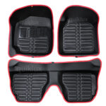 کفپوش پنج بعدی EMTC کوییک - مشکی نوار قرمز