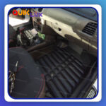 کفپوش پنج بعدی زرشکی برند AM مناسب برای کوییک ساینا