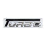ارم فلزی توربو Turbo مشکی کروم سایز بزرگ 12cm * 2.5cm
