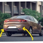 قاب طرح اگزوز عقب تارا