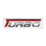 ارم فلزی توربو Turbo قرمز کروم سایز بزرگ 12cm * 2.5cm