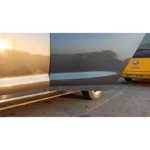 زه پایین درب شاهین فلزی استیل 304 مجموعه 4 تیکه