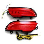 مه شکن عقب پژو 207 طرح سه بعدی SH رنگ قرمز