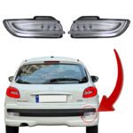 مه شکن عقب پژو 207 طرح سه بعدی SH رنگ دودی