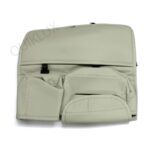 کیف چرمی نظم دهنده پشت صندلی خودرو - رنگ طوسی روشن