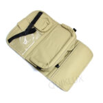 کیف چرمی نظم دهنده پشت صندلی خودرو - رنگ کرم