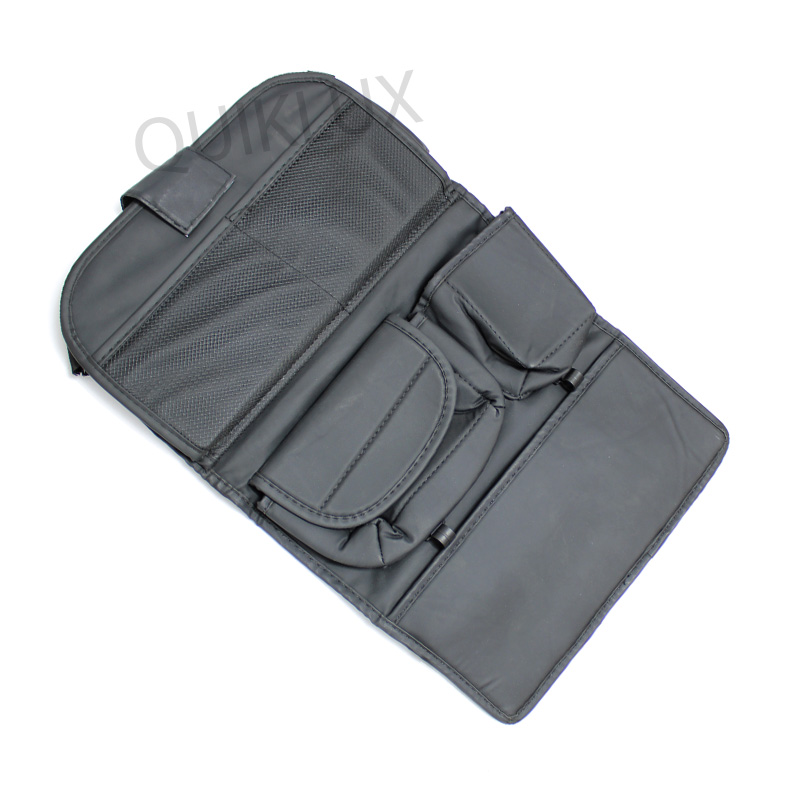 کیف چرمی نظم دهنده پشت صندلی خودرو - رنگ مشکی
