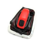 ست سردنده با گردگیر چرمی (مشکی قرمز ) مدل 2008 - همراه با زه استیل دور دنده مناسب برای ساینا و کوییک