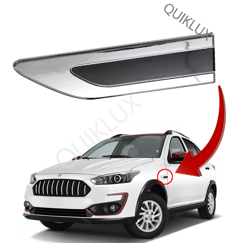 زه کروم بغل گلگیر خودرو اطلس - سمت راننده