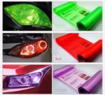 برچسب دودی و رنگی چراغ خودرو رول 1 متری