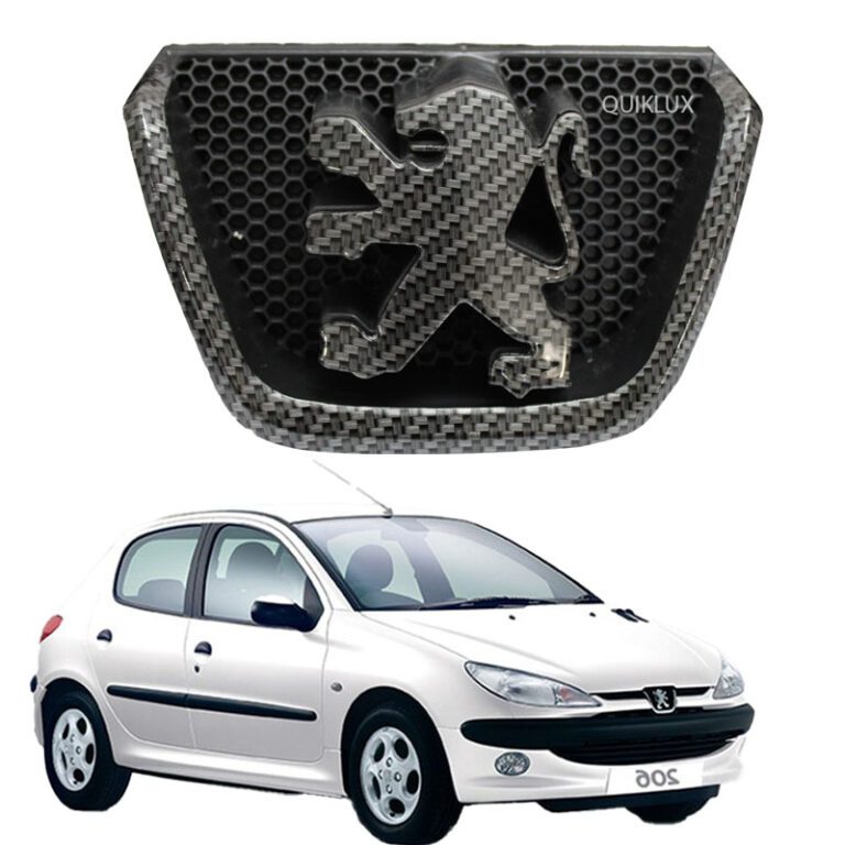 آرم جلو پنجره پژو 206 - هیدرو گرافی کربن مشکی