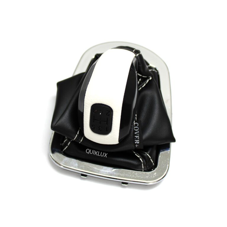 ست سردنده با گردگیر چرمی (مشکی سفید) مدل 2008 - همراه با زه استیل دور دنده مناسب برای ساینا و کوییک