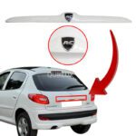 دستگیره صندوق عقب پژو 206 و 207 - رنگ سفید با آرم RC