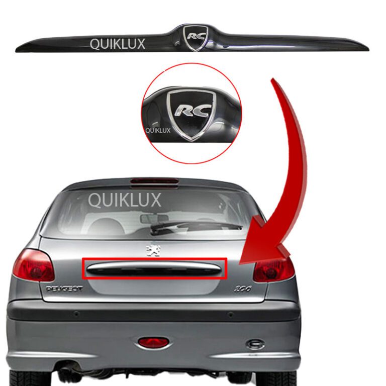 دستگیره صندوق عقب پژو 206 - 207 - رنگ مشکی با آرم RC