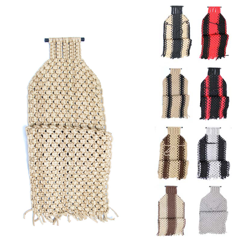 عرق گیر دست بافت بسته 2 عددی - کرم