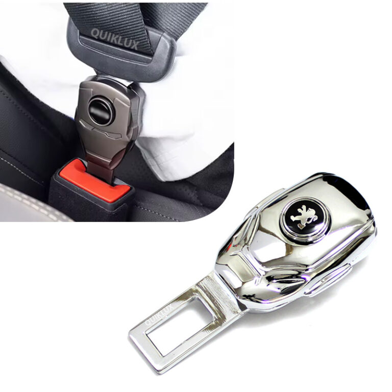 صداگیر کمربند stco قفل شو با بدنه کروم - لوگو پژو