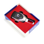 صداگیر کمربند stco قفل شو مدل چرمی - لوگو ام پاور