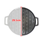 تابه گرد گریل چدنی